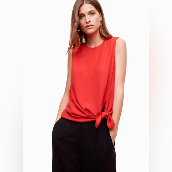 Babaton Hopkins Paint Brush Effect  Sleeveless Blouse, size Small - Picture 2 of 12